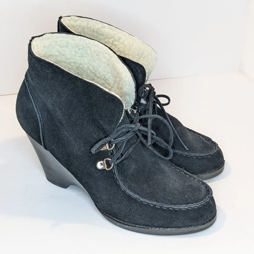 Michael kors suede wedges